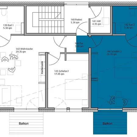Apartment Sonnenscheinhaus 3 *